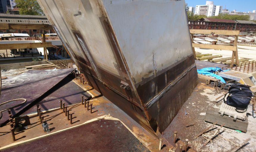 Inspección superficial en Viaducto Aplicación de líquidos penetrantes Viaducto
